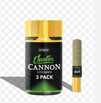 JEETER JESUS OG 3PK CANNON LIVE RESIN HYBRID INFUSED 1.5G