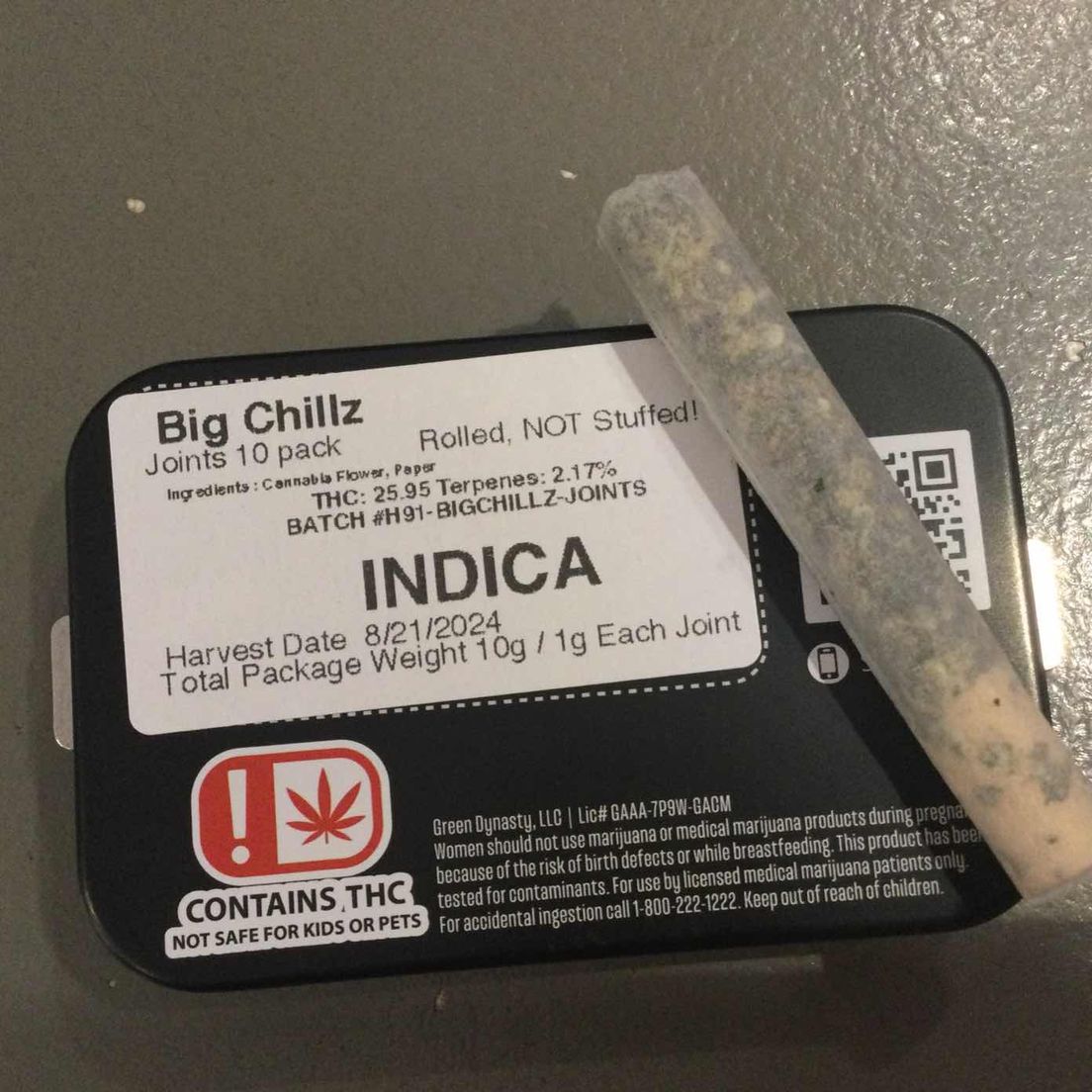 Big Chillz Green Dynasty 10pk