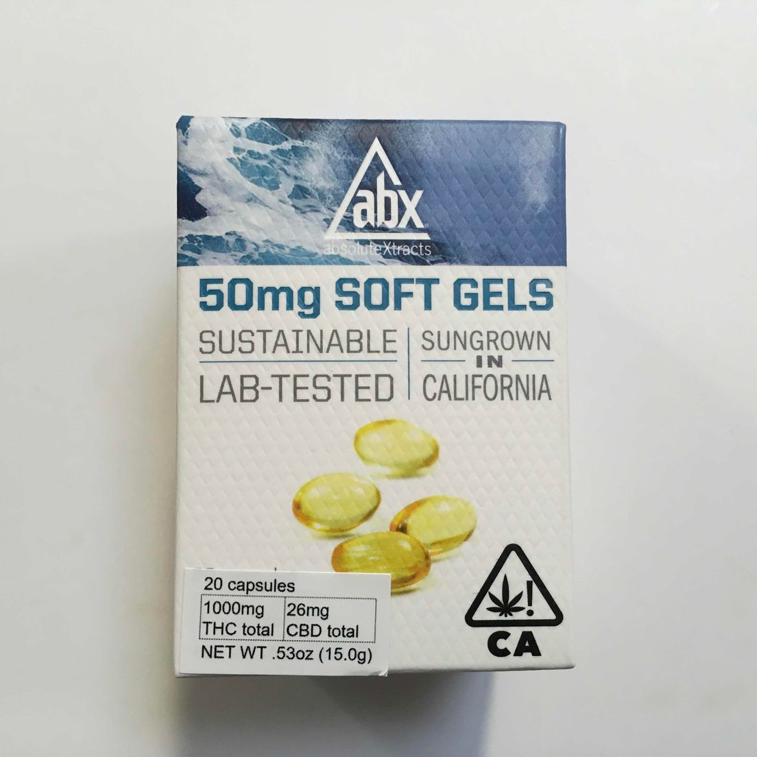 ABX - 50mg Soft Gels 20pk