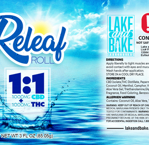 1000mg CBD Roll On - Lake & Bake