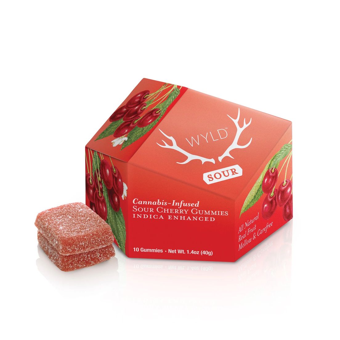 WYLD- Sour Cherry Gummies 100mg (I)