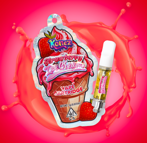 Strawberry Ice Cream Vape Cartridge 1g - KONEZ 1.00 g