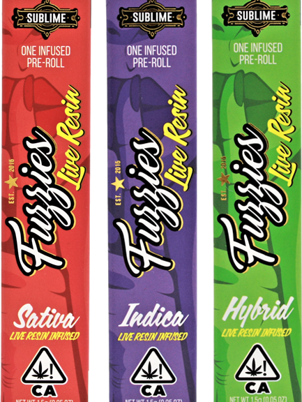 1. King Fuzzie 1.5g Live Resin Infused Pre Roll - Diablo (I)