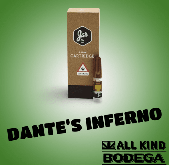 Dante's Inferno Live Resin .5g Vape Cart (@jarcannabis2.0)