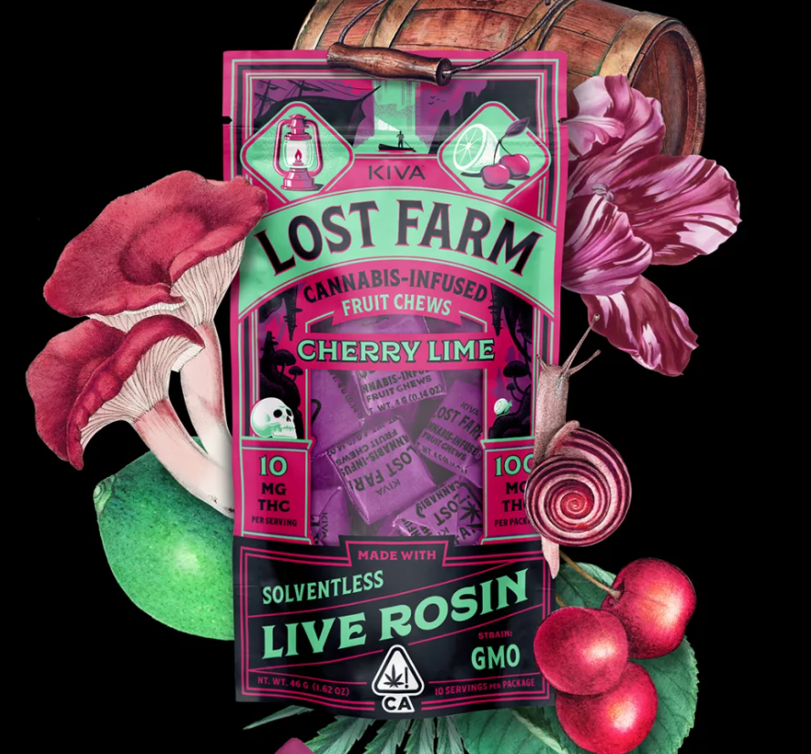 LOST FARM- CHEWS CHERRY LIME GMO ROSIN