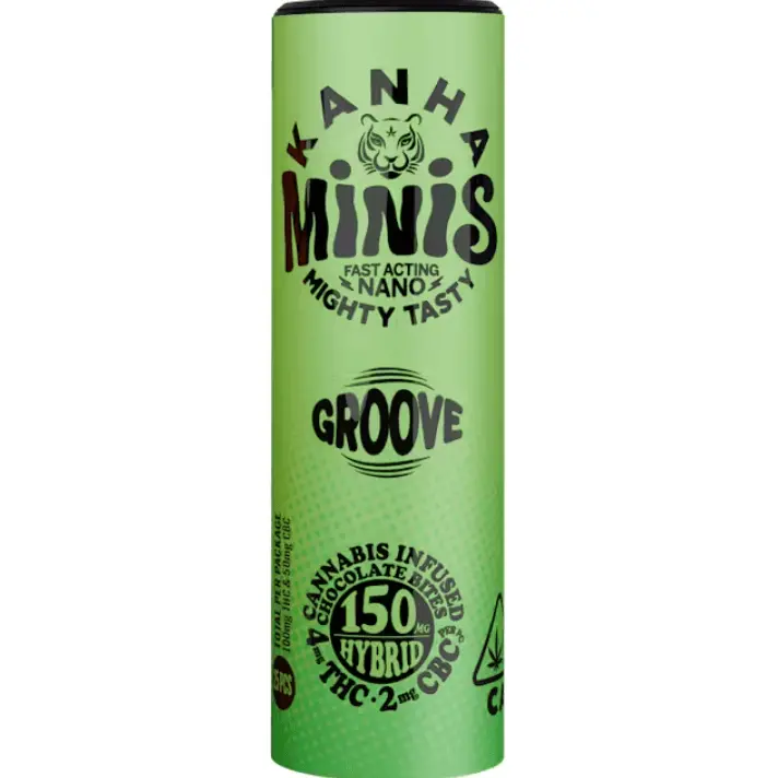 Kanha NANO Mini Chocolates Hybrid Groove 100mg THC / 50mg CBC