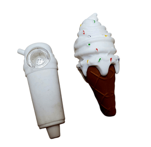 5" Silicone Ice Cream Cone Pipe
