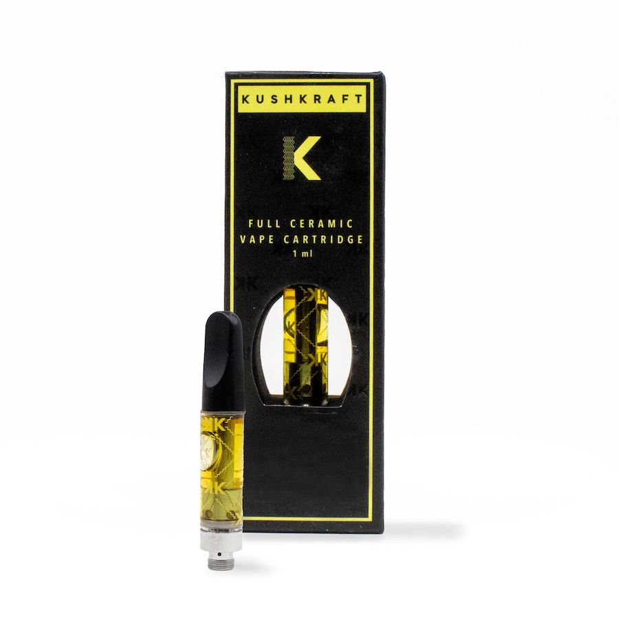 Tiger Blood Hybrid 1mL THC Vape Cartridge by KushKraft