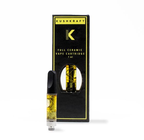 Tiger Blood Hybrid 1mL THC Vape Cartridge by KushKraft