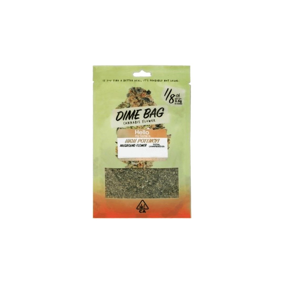 Dime Bag Flower Pre-Ground Grape Junky 3.5g