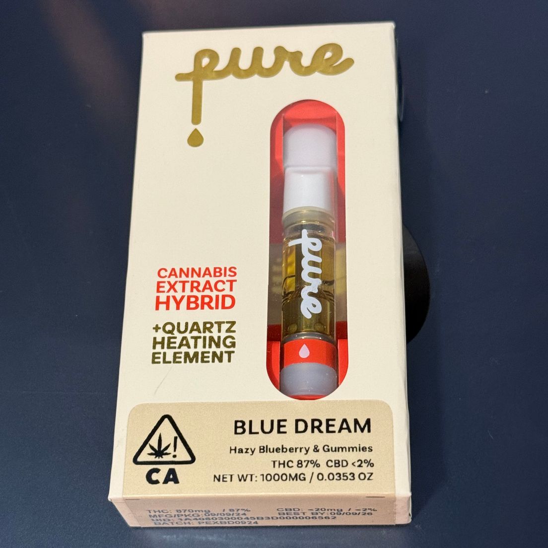 Pure- Blue Dream Cartridge 1g (H)