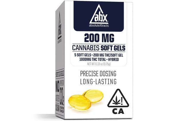 [ABX] THC Soft Gels - 200mg 5ct - Refresh (H)