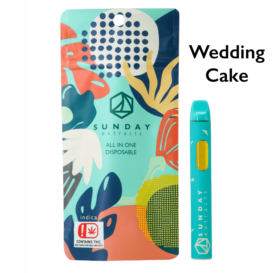 SUNDAY EXTRACTS WEDDING CAKE DISPOSABLE 2G