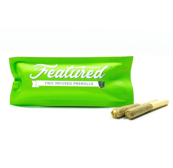 Featured Farms by Rove- Gello Shotz 2pk Infused Prerolls 1g (H)