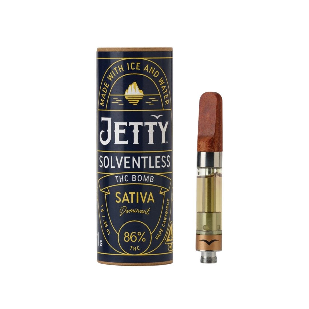 Jetty Solventless Cartridge THC Bomb 1g
