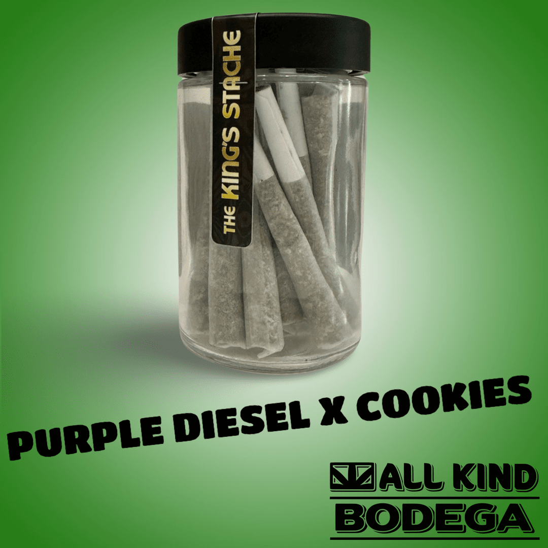 Purple Diesel .5g Preroll 20 Pack (Total Weight 10g) (@Thekingsstache)