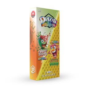 Apple Berry (Sativa) & Fruit Punch (Indica) 1g Switch Vape - Drizzle Factory