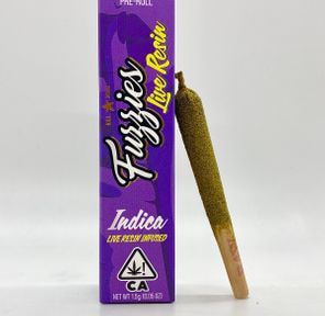 D. Fuzzies King 1.5g Distillate Infused Pre Roll - Wedding Cake (H)