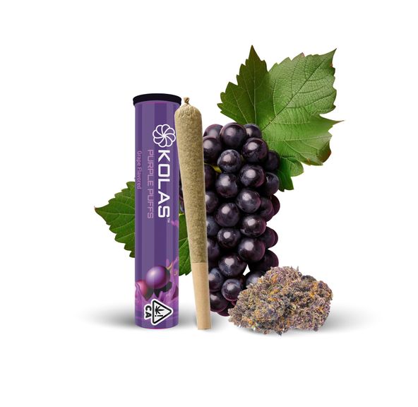 Kolas Flavored Pre-roll Purple Puffs 1g