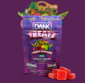 Dank Treatz | Fruit Punch | Gummies | 100MG