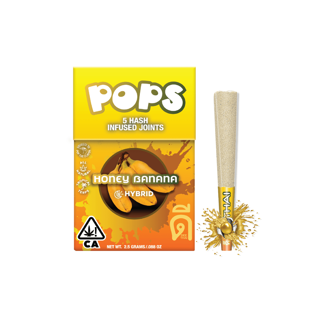Dee - Honey Banana 2.5g 5k Infused Prerolls