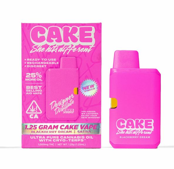 Cake AIO Vape Blackberry Dream 1.25g