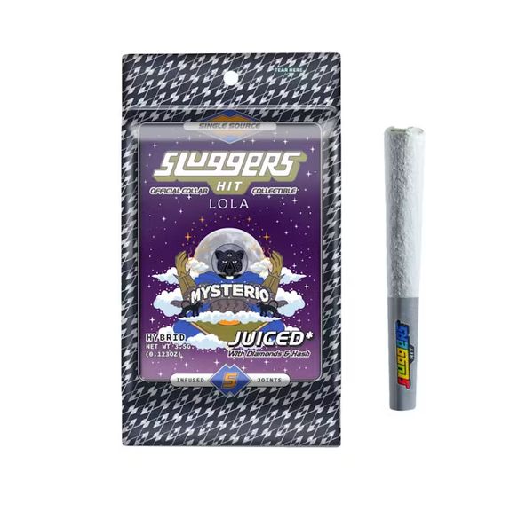 Sluggers Mysterio .7g Diamond Infused Preroll 5pk 51.5%
