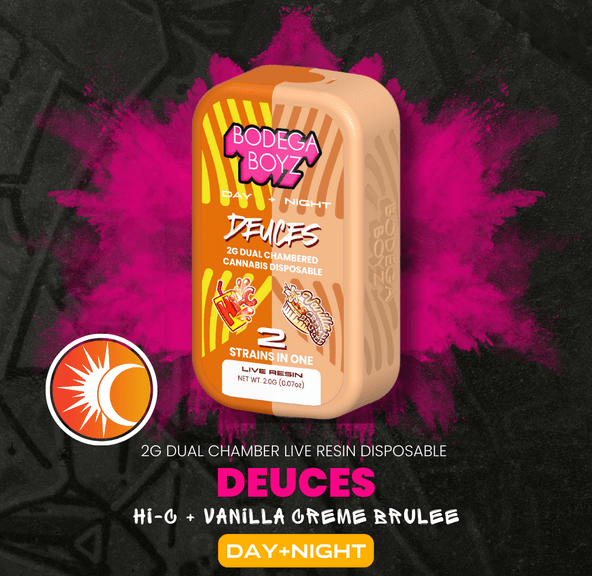 Bodega Boys Deuces 2G Disposable (OJ HI C & VANILLA CREME BRULEE)