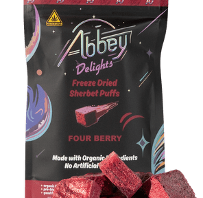 Abbey Delights Freeze Dried Ice Cream Puffs Four Berry