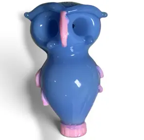 4.5" Owl Double Bowl Pipe