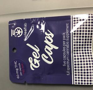 5 leaf labs Gel Cap 60mg THC 5 pack