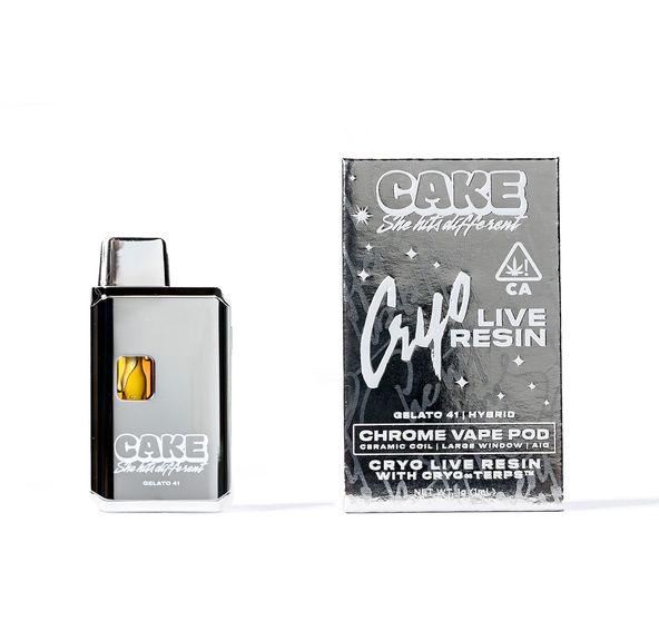 Cake Live Resin AIO Vape Gelato 41 1g