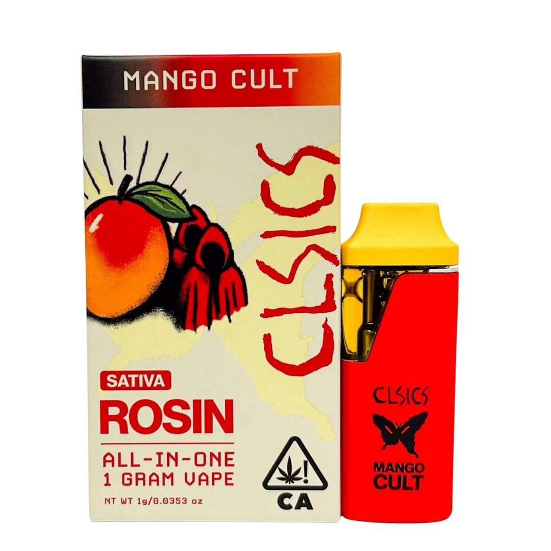 CLSICS Live Rosin AIO Vape Mango Cult 1g