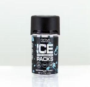 Ice Packs Rosin, Diamond, Hash Infused - 5pk - Watermelon Burst 2.5g 2.50 g