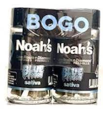 Noah's Premium BOGO 5 Pack Diamond Infused Preroll - Sativa - Blue Poison