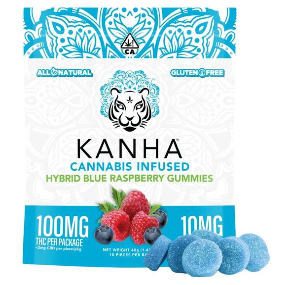 Kanha- BLUE RASPBERRY HYBRID GUMMIES
