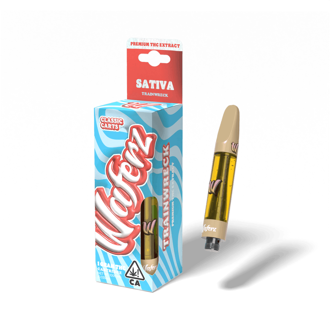 Waferz - Trainwreck 1g Distillate Cartridge