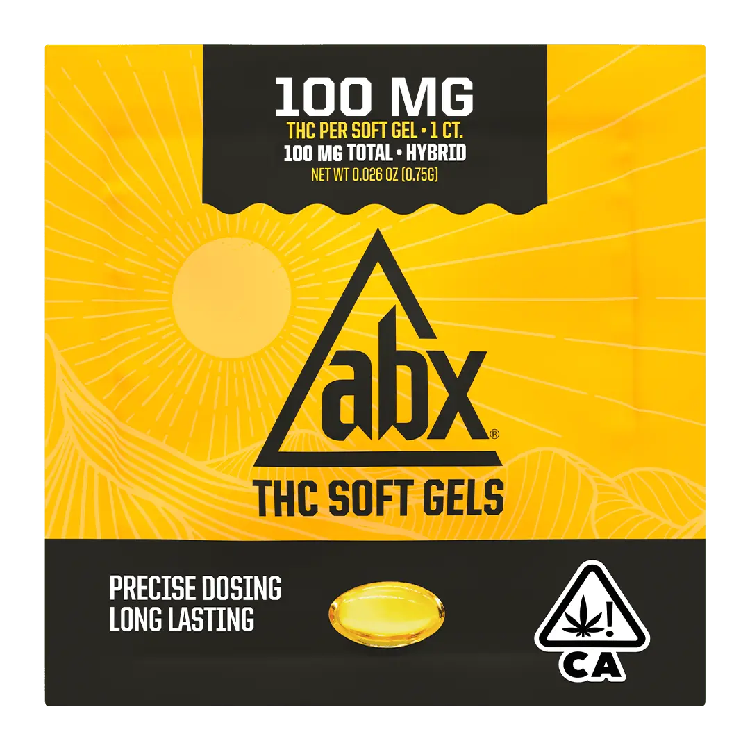 ABX 100mg THC Soft Gels 1ct (Single Piece)