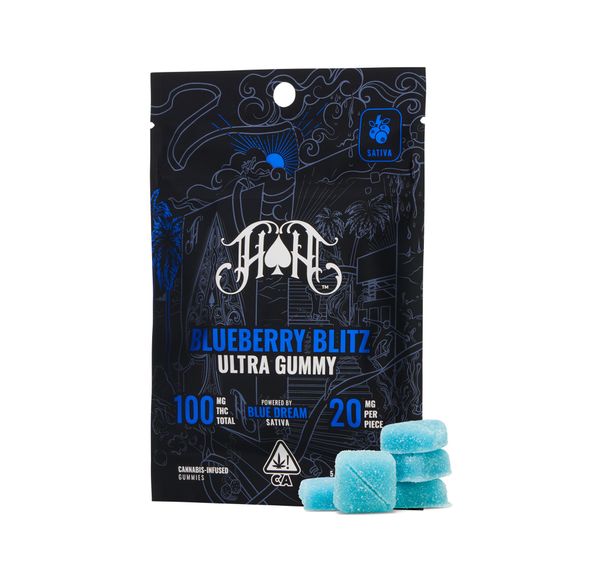 Heavy Hitters - THC Gummy Pack 100mg - Blueberry Blitz