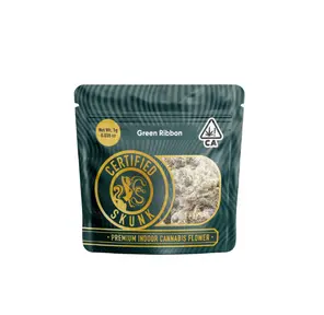 Certified Skunk Premium Indoor Flower Green Ribbon 1g