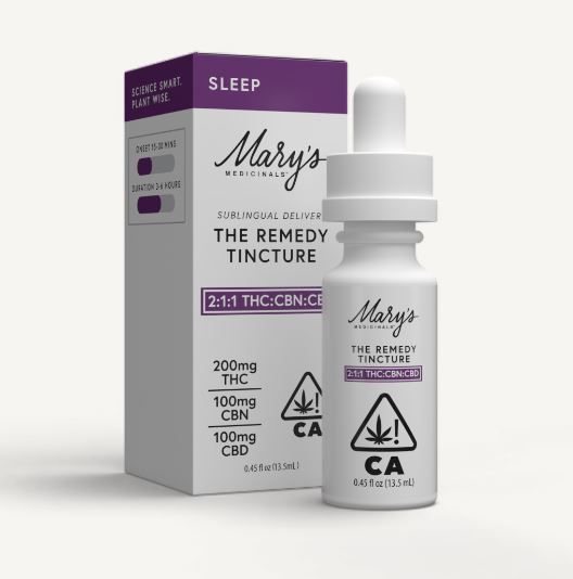 Mary's Medicinals Tincture Sleep 2:1:1 THC:CBN:CBD 400mg