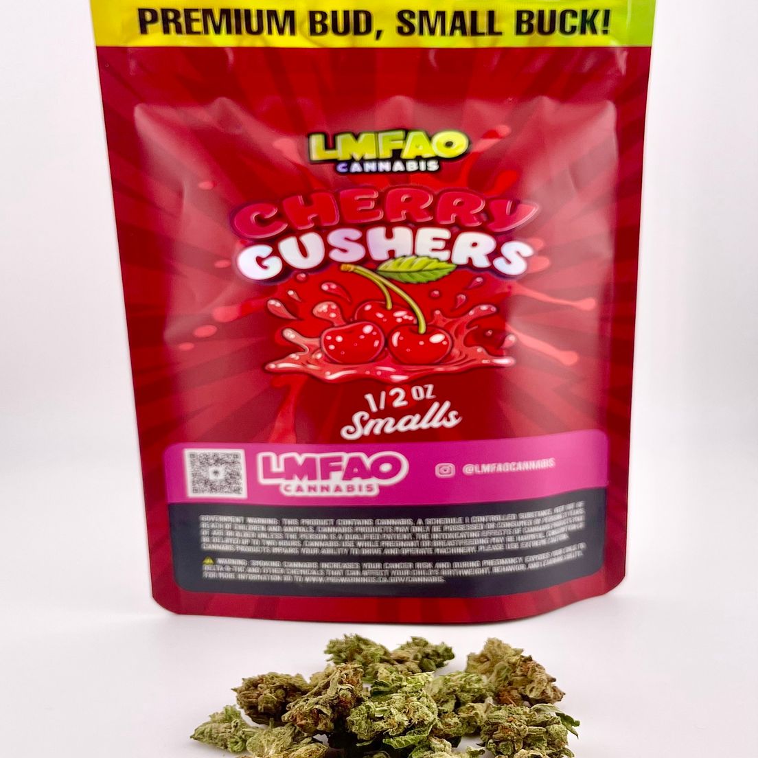 *Deal! $59 1/2 oz. Cherry Gushers (26.58%/Hybrid) - LMFAO Cannabis *Disclaimer