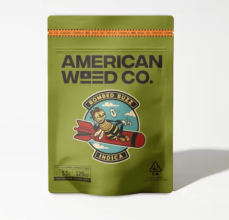[American Weed Company] Infused Flower - 3.5g - Bombed Buzz - HIGH THC