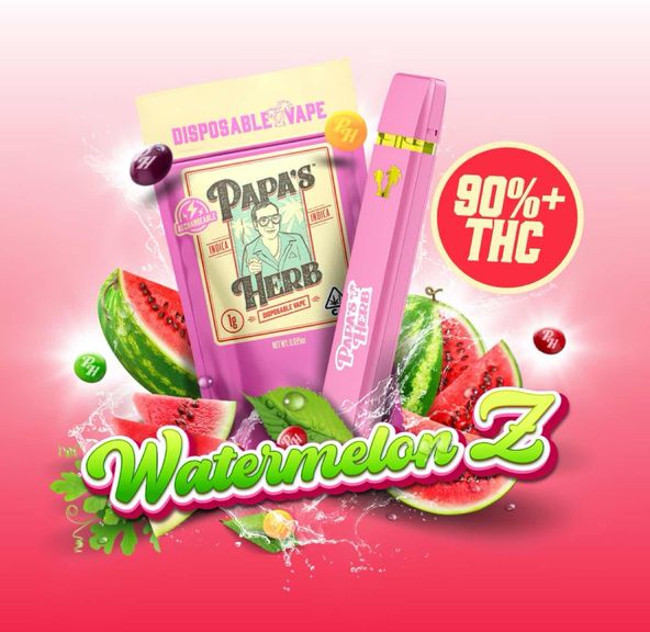 Papa's Herb - 1g Watermelon Z All In One Vape 1g