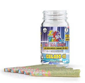 No Till Kings: Gelato 41 - 0.5g Infused Pre Roll Multipack (5) 2.50 g