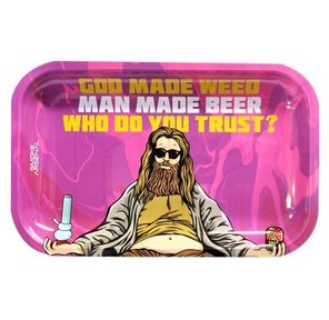 Blazing Jesus Metal Rolling Tray