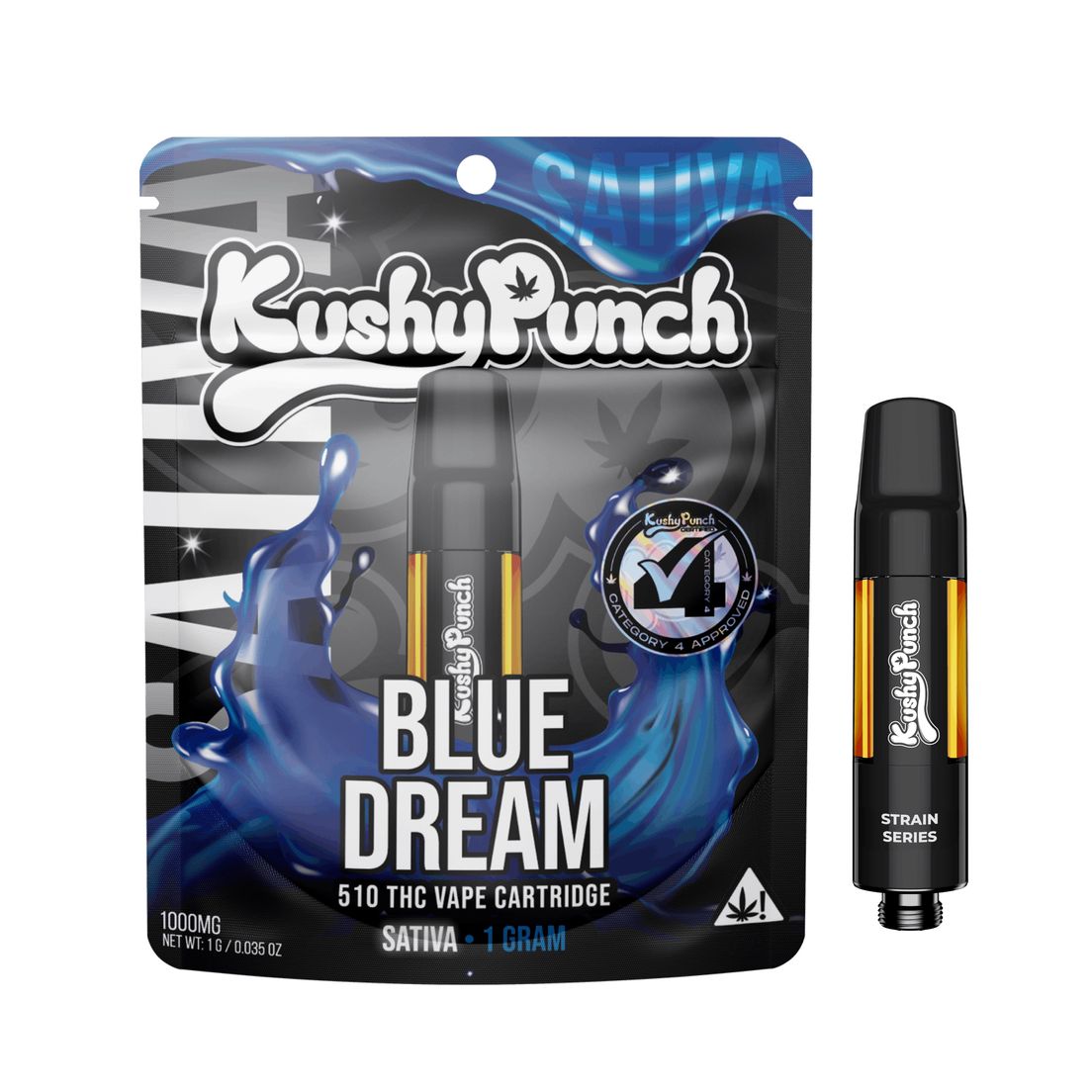 Kushy Punch- Blue Dream Cartridge 1g (S)