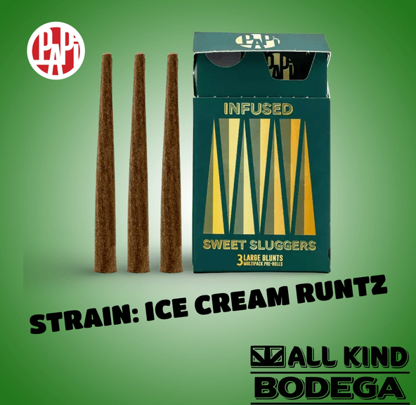 Blunt Infused- Ice Cream Runtz Sweet Sluggers 1g - 3 pack (@papicannabis)