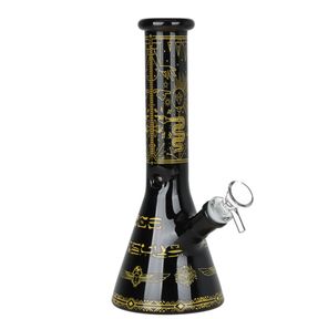AFG Distribution- Infernal Eye Beaker Glass Water Pipe- 9.75"- 14mm F