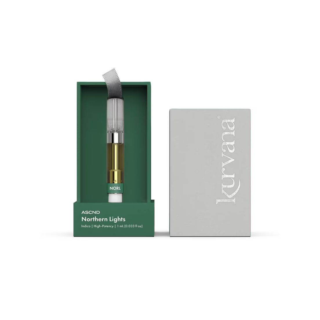 Kurvana | Vape Cart | 1g | Ascnd | Northern Lights